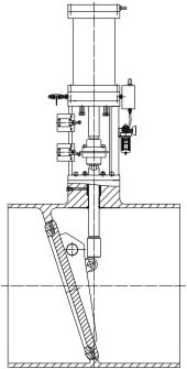 抽汽逆止閥結構示意圖